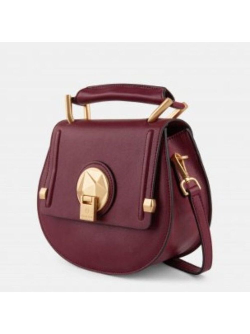 Celine Dion Octave Leather Top Handle Satchel